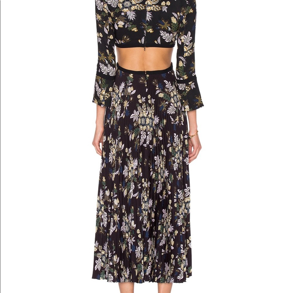 A.L.C. JOSEFA DRESS IN BLACK MULTI Size 0 - Picture 3 of 3